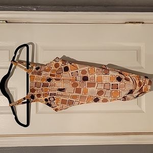 Baja Blue Women's 8 Vintage 80s One Piece Bathing Suit